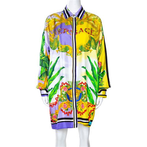 versace beverly palm silk shirt|Versace Palm .